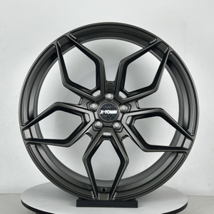 Jantes forgées noires brossées Custom19 20 21 22 24 pouces 5x120 5x114.3 pour Audi, <span class=keywords><strong>BMW</strong></span> Série <span class=keywords><strong>E</strong></span> F, Mercedes AMG GT GLE GLC SLS - Product Image 1