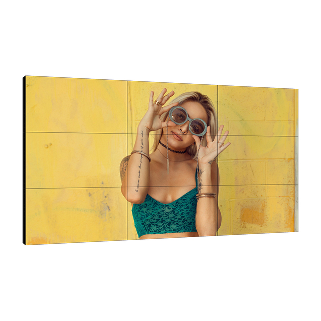 70 Inch High Quality 3mx4m Full Color LCD Advertising Exhibit FHD Video Wall for Shopping Mall & Retail Store Wayfinding SDK