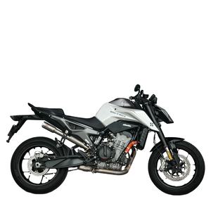 Échappement pour KTM790/890 DUKE <span class=keywords><strong>CF</strong></span> <span class=keywords><strong>MOTO</strong></span> 800NK Alliage de titane Section complète Échappement double sortie haute sortie - Product Image 4