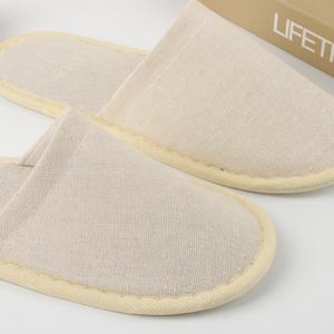 รองเท้าสลิปเปอร์โรงแรมแบบใช้แล้วทิ้ง ผ้ากำมะหยี่คอรัลยูรี คุณภาพสูง ราคาถูก ขายส่ง อุปกรณ์ในห้องน้ำราคาประหยัด - Product Image 6