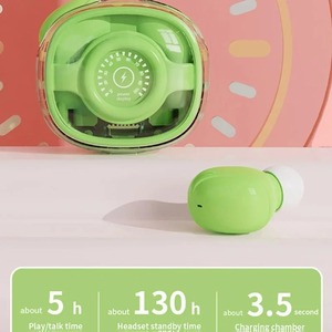 2023 New Arrival M26 Transparent Earbuds In-ear Headphones Wireless Ear Buds ENC Tws <strong>Cute</strong> <strong>Earphone</strong> for Girl - Product Image 2