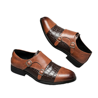 Chaussures habillées italiennes marron en cuir véritable de haute qualité pour hommes, mocassins décontractés plats, style Oxford, pour le bureau, mariage, imperméables, collection Printemps