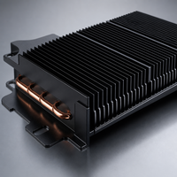 Casing Pendingin Aluminium Ekstrusi Daya Tinggi dengan Flensa Pemasangan untuk Peralatan Elektronik Inverter Industri