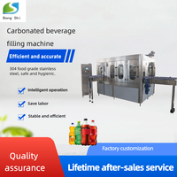 Machine de remplissage isobare pour jus gazeux et eau gazeuse automatique, conditionnement en fûts de 200 ml, entraînement motorisé