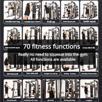 Machine Smith d'Exercice à Domicile Multifonctionnelle en Gros Équipement de Musculation Appareil d'Entraînement Complet Fitness