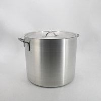 Ensemble de casseroles de cuisine commerciale en aluminium, grandes casseroles à soupe