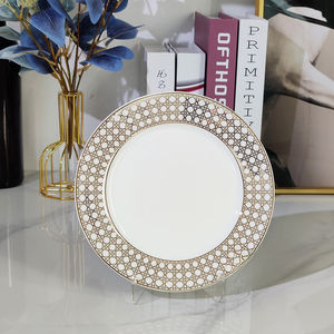 Service de vaisselle en céramique, assiettes de table, assiettes à steak et à pain - Product Image 3