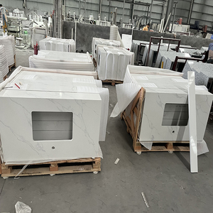 Plan de travail en quartz pour salle de bain d'hôtel, vente en gros - Product Image 6