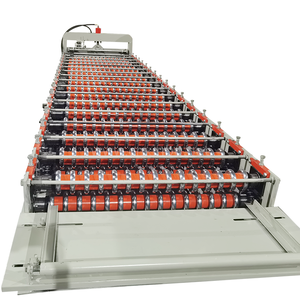 Dachplattenmaschine Verzinkter Stahl Zink-Metallprofil Wellblech-Herstellungsmaschine für Dachplatten-Rollformung - Product Image 2