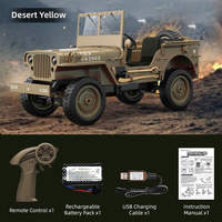 Voiture télécommandée 2.4G RC, camion tout-terrain expert, modèle de simulation 1941, véhicule de charge, jouet cadeau