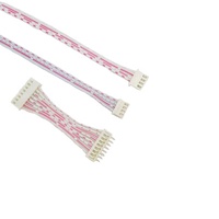 Kabel Harness Terminal Kabel Ribbon Datar UL2468 dengan Konektor Pitch 2.54mm JST XH Grosir 2 3 4 5 6 7 8 9 Pin