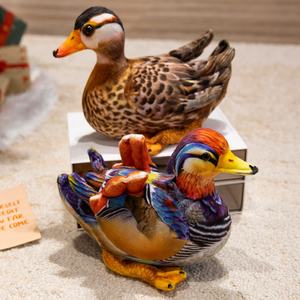 Juguete de Peluche de Pato Mandarín de Simulación, Juguetes de Peluche de Animales de Simulación, Regalos Divertidos al por Mayor - Product Image 3