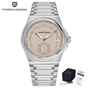 Reloj Mecánico para Hombre PAGANI DESIGN YS029 de 42 mm con Esfera Simple de Textura Mate, Cristal de Zafiro, Acero Inoxidable, Resistente al Agua - Product Image 1