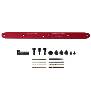 Gabarit de perçage de collecteur 71400 pour moteurs GM Chevy LSIII 4.8L 5.3L 6.0L, kit d'outils en plastique avec mallette de rangement rigide - Product Image 4