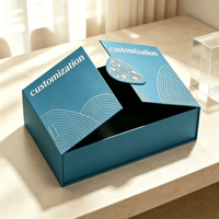 Boîte cadeau de luxe à double porte avec fermeture magnétique - Emballage en papier rigide haut de gamme sur mesure