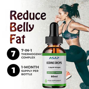 Venta al por mayor OEM gotas de solución de yodo suplemento líquido vegano soporta peso - Product Image 2