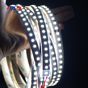 Bande LED SMD à haute efficacité DC24V 12.8W SMD2835 128 LED/m, 10mm CRI90 180LM/W, revêtement silicone, lumière fine pour rétroéclairage de miroir - Product Image 4
