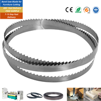 Lame de scie à ruban de qualité industrielle pour le travail du bois, haute résistance à l'abrasion, lame de scie à ruban portable pour la découpe de meubles en bois