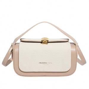 Nuevo bolso bandolera de lujo para mujer de uso diario, de piel sintética, tamaño mediano, con estampado geométrico estilo vintage. - Product Image 1