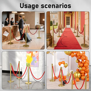 เสาคิวจัดงานแสดงสินค้าลดราคาพิเศษ พร้อมเสื่อแดงและเสาควบคุมฝูงชน - Product Image 6