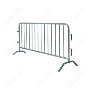 Valla Temporal Retráctil para Eventos, Valla Metálica de Seguridad, Barrera de Control de Multitudes Metálica Portátil - Product Image 4