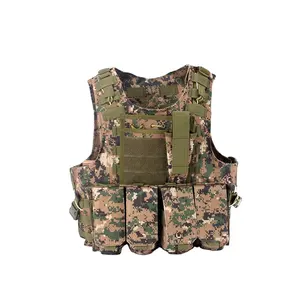 SABADO Factory Wholesale Polyester Tactico Green Chaleco Quick Release Tactical Camouflage Vest