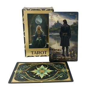 Set <span class=keywords><strong>di</strong></span> <span class=keywords><strong>Carte</strong></span> dei <span class=keywords><strong>Tarocchi</strong></span> Completamente Personalizzabile con Scatola <span class=keywords><strong>di</strong></span> Stoccaggio Rigida, <span class=keywords><strong>Carte</strong></span> Oracolo <span class=keywords><strong>di</strong></span> Dimensioni Standard per Intrattenimento e Feste - Product Image 4