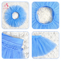 Jupe tutu en tulle ALB015, jupe en tulle pour enfants, vêtements de danse pour la pratique et l'entraînement, justaucorps personnalisés, gymnastique, costume de ballet pour filles