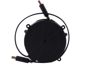 1.8m 2 Pin European Schuko Cee7/16 Plug Extension Mini Retractable <strong>Cable</strong> Reel Spring Loaded Vacuum Cleaner Dryer <strong>Computer</strong> - Product Image 4
