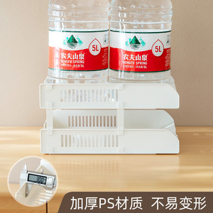 Desktop Storage Shelf <b>Plastic</b> File Organizer 3 Tier Stackable Office Document <b>Rack</b> Rectangle Shape Foldable Portable Dustproof - Product Image 5