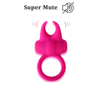 Wiederaufladbare 5-Gang-Penisverschluss-Silikon-Hülse Vibrationsringe Mini-Sex-Paare Nippel-Stimulations-Erwachsenenspielzeug für Sexual-Lifting