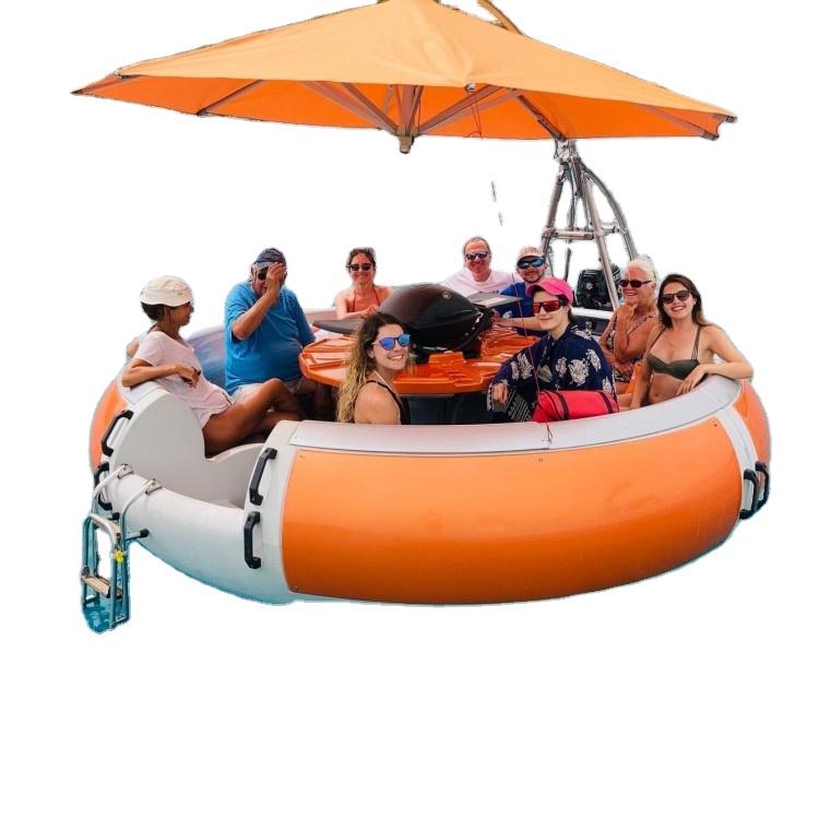 Дешевая электрическая лодка для барбекю, лодка для барбекю с пончиком для ресторана из ФАП, для продажи