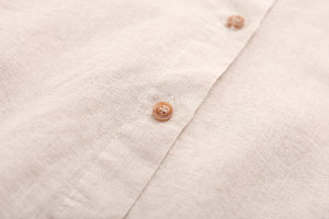 Nuova <span class=keywords><strong>camicia</strong></span> Casual a maniche lunghe ricamata in pizzo di cotone e <span class=keywords><strong>lino</strong></span> - Product Image 5