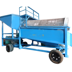 Động Cơ Diesel Loại Di Động Alluvial Gold Compost Sàng Trommel Máy Giặt Màn Hình - Product Image 2