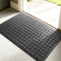 Tapis de porte d'entrée simple antidérapant en caoutchouc Viair, résistant aux taches, pour la maison, avec fonction anti-sable et anti-poussière, offre en gros