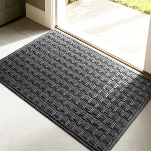 Tapis <span class=keywords><strong>de</strong></span> porte d'entrée simple antidérapant en caoutchouc Viair, résistant aux taches, pour la maison, avec fonction anti-sable et anti-poussière, offre en gros - Product Image 1
