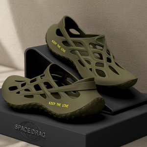 Zuecos de Jardín Ligeros para Hombre, Cobertura Completa del Pie, Superficie Fácil de Limpiar, Suela Antideslizante, Uso Doméstico, Tallas 39-47 EU, Secado Rápido - Product Image 3