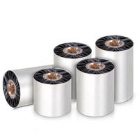 Produk Baru Ttr Wax Resin Thermal Transfer Ink Pita Label Barcode Printer Pita Hitam