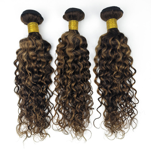 Bán buôn P4/30 màu sắc nổi bật sóng nước tóc Bó nguyên lớp biểu bì phù hợp tóc dệt Brazil Trinh Nữ tóc con người bó - Product Image 1