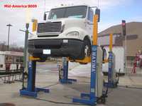 Maxima CE-Zertifizierte FC55 Günstige 4-Säulen Hydraulische LKW-Hebebühne Mobile Säulenhebebühne für Busse