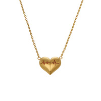 Collier avec pendentif en forme de cœur en acier inoxydable 304, chaîne géométrique minimaliste, bijoux pour couple, vente en gros