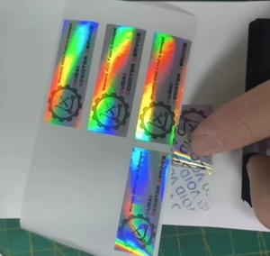 สติกเกอร์ซีลรักษาความปลอดภัยโฮโลแกรมรับประกันแบบกำหนดเอง - Product Image 1
