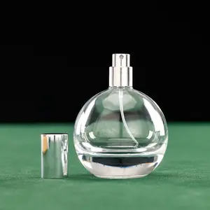 زجاجات عطر شفافة كروية قابلة لإعادة الملء زجاجات عطر فارغة زجاجات عطر قابلة لإعادة الملء زجاجة عطر شفافة