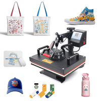 Machine de Presse à Chaud RubySub 15 en 1, Machine de Sublimation pour Stylos/T-shirts/Tasses/Ballons