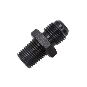 Conector de 1/4 Npt a 6An, adaptador macho negro de aleación de aluminio para uso automotriz, paquete de 2 - Product Image 5