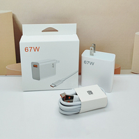 Chargeur mural 67W original, adaptateur de chargeur 67 watts EU US pour Xiaomi Redmi K50 Poco 3 Pro Mi 12 11 Ultra, câble Type C