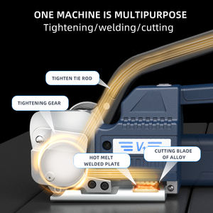 Herramienta de envoltura eléctrica de cuero, portátil, automática, correa de plástico <span class=keywords><strong>pet</strong></span>/pp, flejadora de batería - Product Image 5
