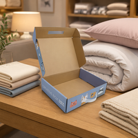 Boîtes d'expédition en carton ondulé en gros pour chaussures, chapeaux et vêtements, imprimées en couleur, pour petites entreprises