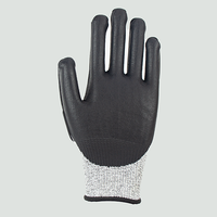 Gants de travail OEM & ODM anti-coupure, anti-choc, enduits de nitrile, antidérapants pour convoyeur