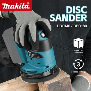 <span class=keywords><strong>Ponceuse</strong></span> orbitale sans fil <span class=keywords><strong>Makita</strong></span> DBO180Z 18V, qualité industrielle, moteur sans balais, vitesse variable, outil de ponçage et de polissage - Product Image 3